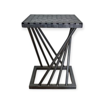 Mesa de Luz de Hierro Moderna Negra – Diseño Industrial